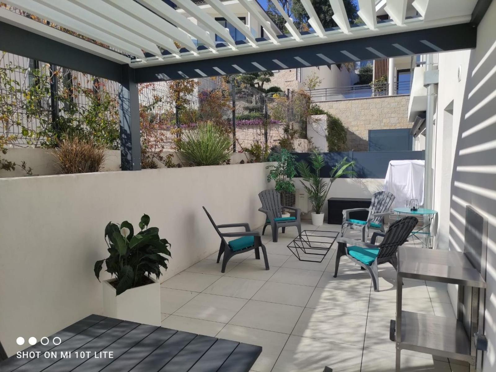 O Fil De L'Eau Bandol - App A05 - T3 Avec Jardin Et Terrasse Appartement Buitenkant foto